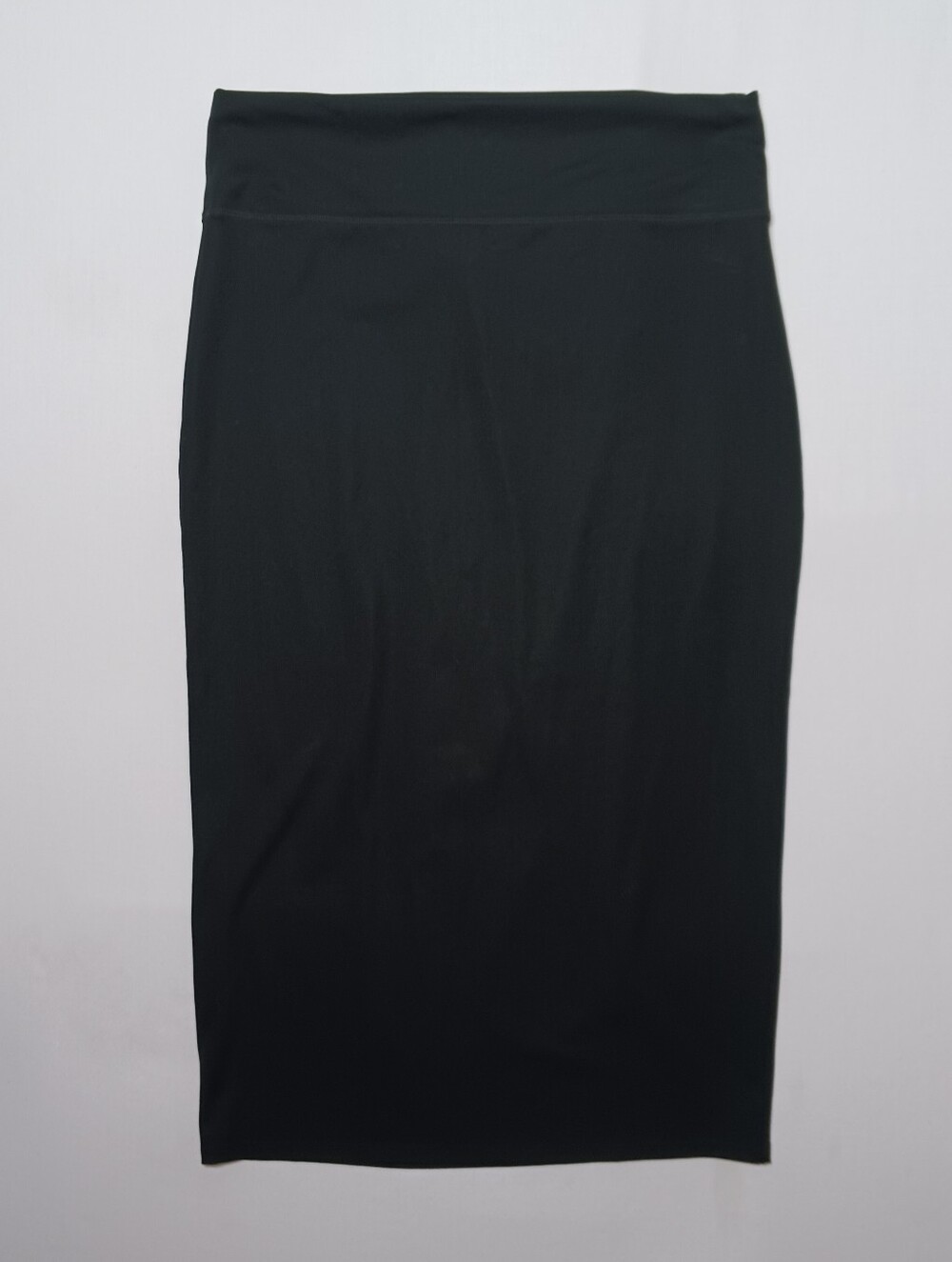 Fabletics PureLuxe Midi Skirt XXL/1X Black High Waist SI2500522